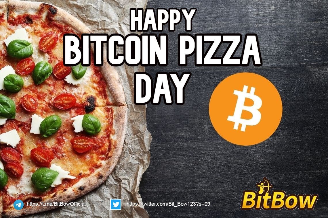 Bit_Bow123's tweet image. 🍕A Very happy #BitcoinPizzaDay from the #BitBow fam!

We hope you enjoy this memorable day in Crypto.

Got any similar #Bitcoin story? Let us know!

#ShootGold #BitBowNFT #Play2Earn #PizzaDay