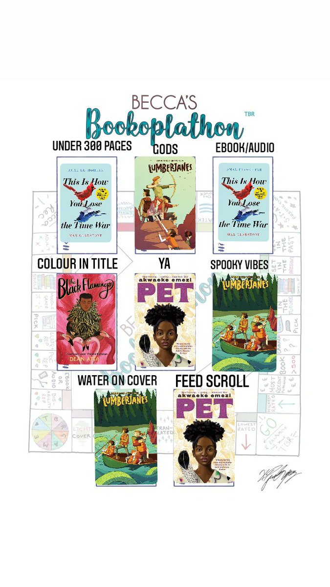 I actually managed to complete all of the prompts for <a href="/BeccasBookopoly/">🎲 Becca's BookoplAthon 🎲</a>!!