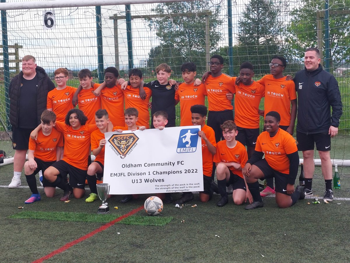 stacey (@lukemummy) on Twitter photo So proud of my boy and his team well done <a href="/OldhamCommFC/">Oldham Community FC</a> u13 wolves #emjfl #div1 #champions #Undefeated So proud of my boy and his team well done <a href="/OldhamCommFC/">Oldham Community FC</a> u13 wolves #emjfl #div1 #champions #Undefeated