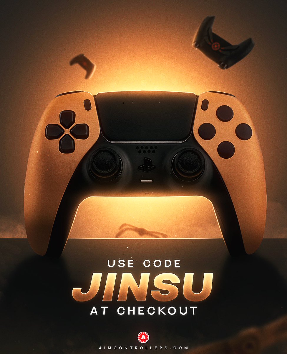 Jinsus's tweet image. It’s official very excited to announce that @AimControllerss and I have partnered up together make sure to use code “Jinsu” with all your purchases in store! 

🖇: us.aimcontrollers.com