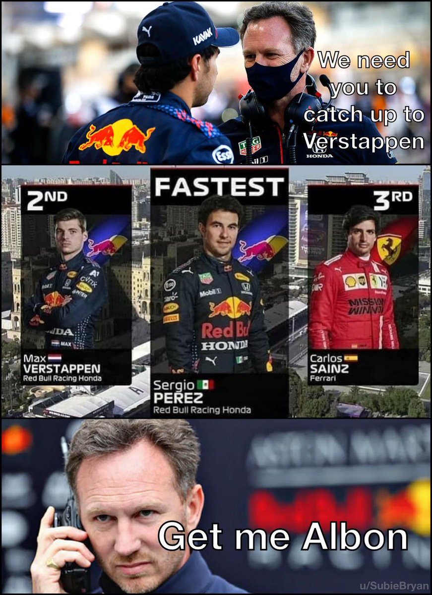 PresidentLebon's tweet photo. @dradamholland @MercedesAMGF1 @LewisHamilton @amgmotorsport @PET_Motorsports "the Austrian constructors asked Perez to give the race lead to Max"

Checo responded to the team order, “That’s unfair, but okay.”

Sergio Perez wants Red Bull talks over Max Verstappen strategy calls and says he deserved to win Spanish GP https://t.co/zrR74VRPPz