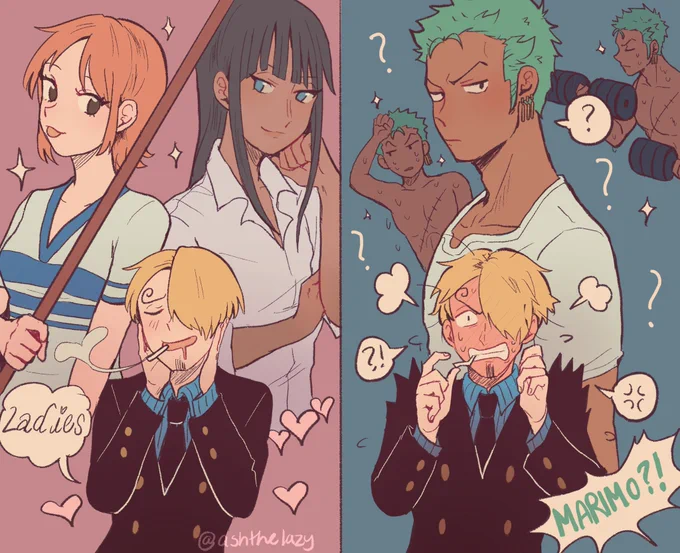 Sanji's slow realization 