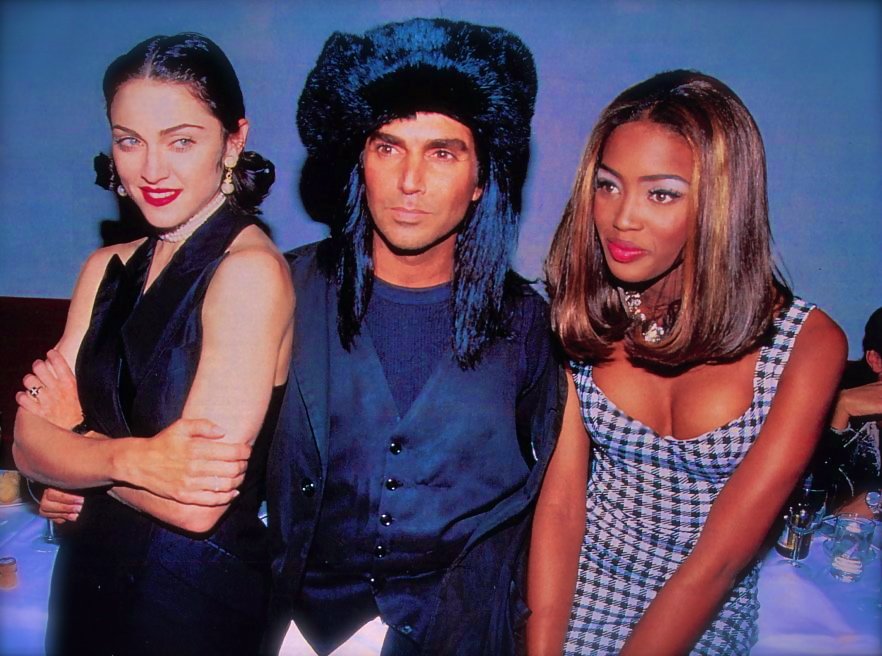 Happy birthday to Naomi Campbell Madonna, Steven Meisel, Naomi in 1991 