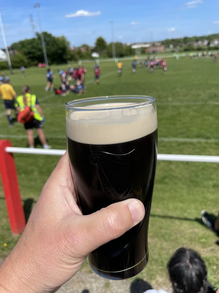 BeermongerTim's tweet photo. Spent this afternoon with some @Blackheath_1858 Bandits watching @KentRugby Women, containing a large  @BWRFC contingent. A tight, hard fought game but unfortunately the home side lost 5-12. https://t.co/aTnudrsI55