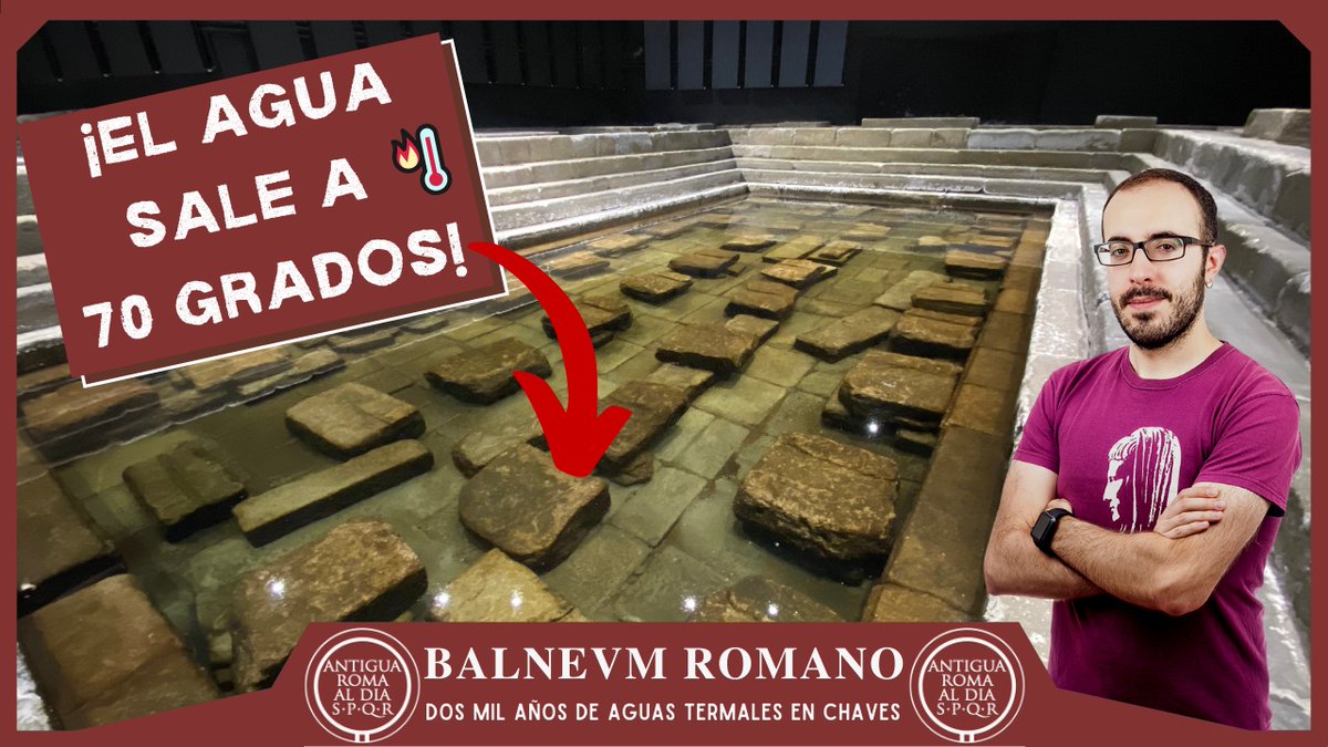 antigua_roma's tweet photo. ¡Nuevo video!
Descubre conmigo el balneum romano de Aquae Flaviae, una joya arqueológica por la que sigue fluyendo el agua termal desde hace más de 2000 años.

¡Dale un poco de amor al video con un RT para que todo el mundo conozca esta maravilla!
https://t.co/JUqGnIDcVa https://t.co/7p9GtbiEgp
