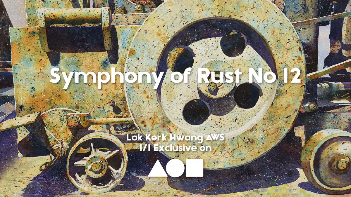 🚨 DROP ALERT 🚨 #nftcollectors 
📣 Exclusive at @withFND

🚜 Symphony of Rust No 12
🖼 #watercolorpainting #NFT 
🚀 1/1 Edition
➡️ Collect it when ETH and Gas is low NOW 🔥

foundation.app/@lokintosh/sym…

#lokkerkhwang #NFTdrops #watercolor #Watercolourpainting