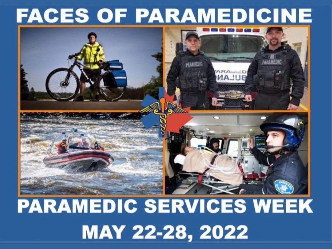 Today we kick off Paramedic Services Week. We would like to recognize the hard work and dedication our highly skilled paramedics provide everyday. #PSWeek2022