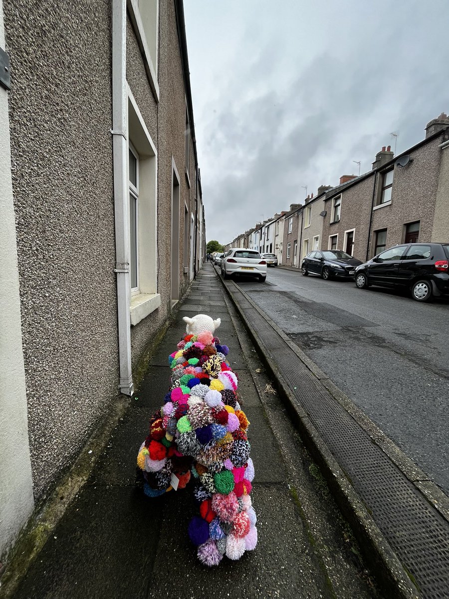 ArtWorks - Art4All (@artworks_2021) on Twitter photo The Flock are heading to Barrow Park for 28 May 11-3pm . Reports coming in from throughout the county! This one Cleator Street, Dalton! <a href="/BarrowFull/">BarrowFull</a> <a href="/CumbrianCrack/">Cumbrian Crack</a> <a href="/BBC_Cumbria/">BBC Cumbria</a> <a href="/Furnessyarnbomb/">Furness Hearts of Pride</a> <a href="/Youthability1/">YouthAbility Youth-Services</a> <a href="/BarrowBID/">Barrow BID</a> <a href="/gazettenewsdesk/">Westmorland Gazette</a> <a href="/CumbriaDeaf/">Cumbria Deaf Association</a> <a href="/atbirkhillhouse/">Atbirkhillhouse</a> The Flock are heading to Barrow Park for 28 May 11-3pm . Reports coming in from throughout the county! This one Cleator Street, Dalton! <a href="/BarrowFull/">BarrowFull</a> <a href="/CumbrianCrack/">Cumbrian Crack</a> <a href="/BBC_Cumbria/">BBC Cumbria</a> <a href="/Furnessyarnbomb/">Furness Hearts of Pride</a> <a href="/Youthability1/">YouthAbility Youth-Services</a> <a href="/BarrowBID/">Barrow BID</a> <a href="/gazettenewsdesk/">Westmorland Gazette</a> <a href="/CumbriaDeaf/">Cumbria Deaf Association</a> <a href="/atbirkhillhouse/">Atbirkhillhouse</a>