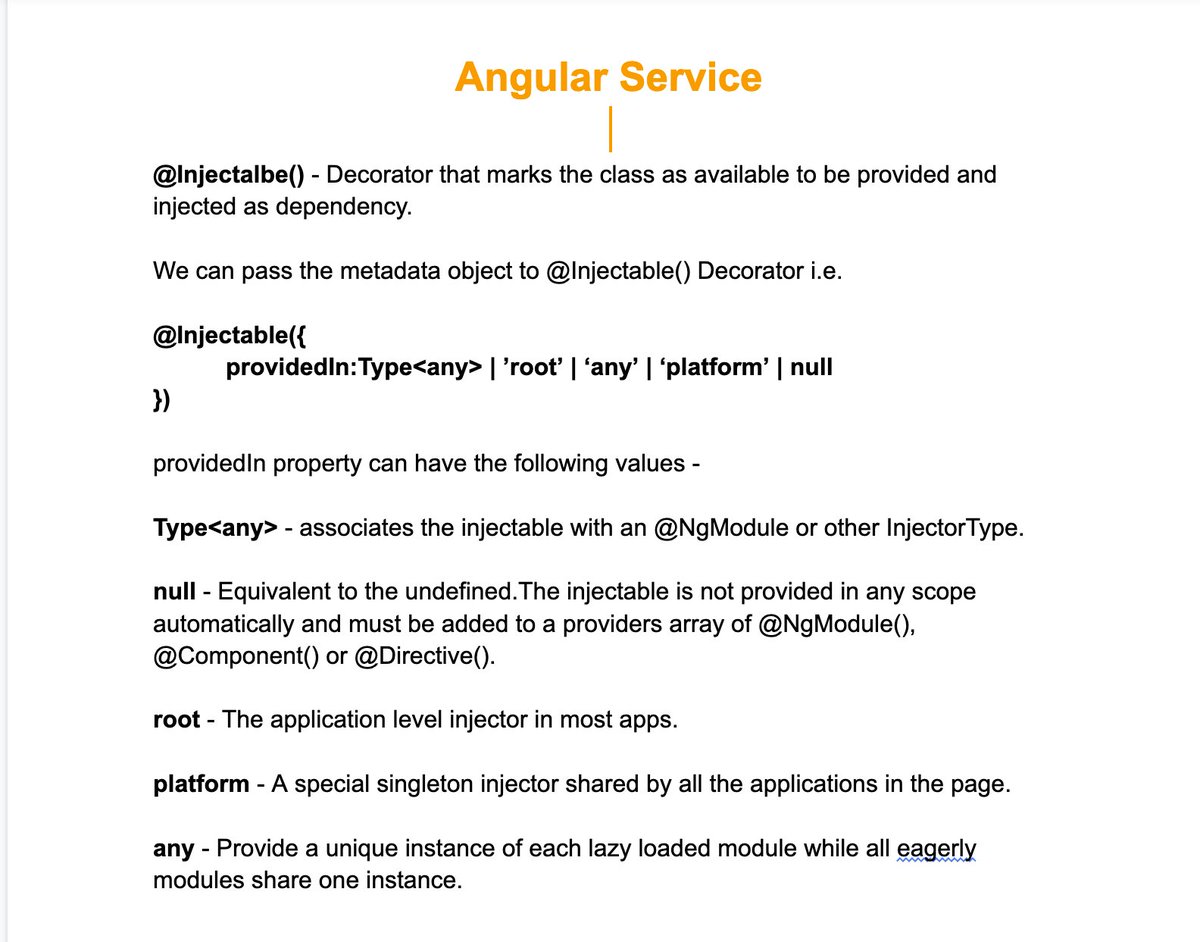 __peter__singh's tweet image. Angular service - @Injectable #ngIndia #geek97 #Angular #100DaysOfCode #learningAngular