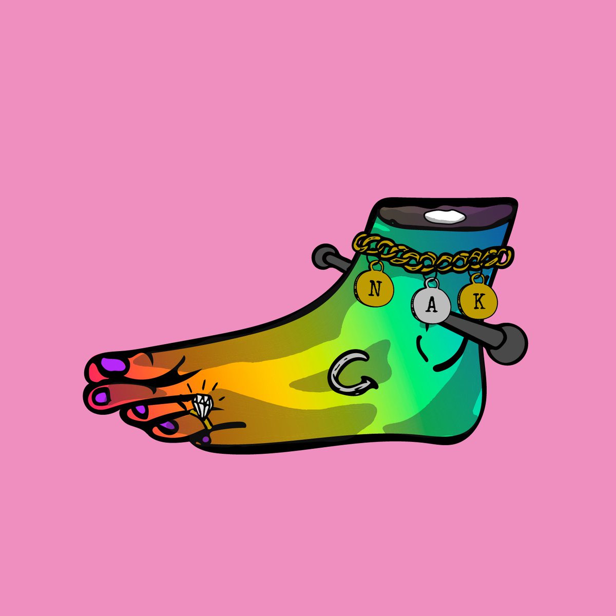 Anyone else looking for their initials in our charms? I was so close 🤏 with this one! (Foot 5492)

#ZombieFeet #ZombieFeetNFT #BuildAZombie #BAZ #NFT #NFTs #NFTdrop #NFTCommunity #Opensea #OpenSeaPolygon #PolygonNFT #generativeart