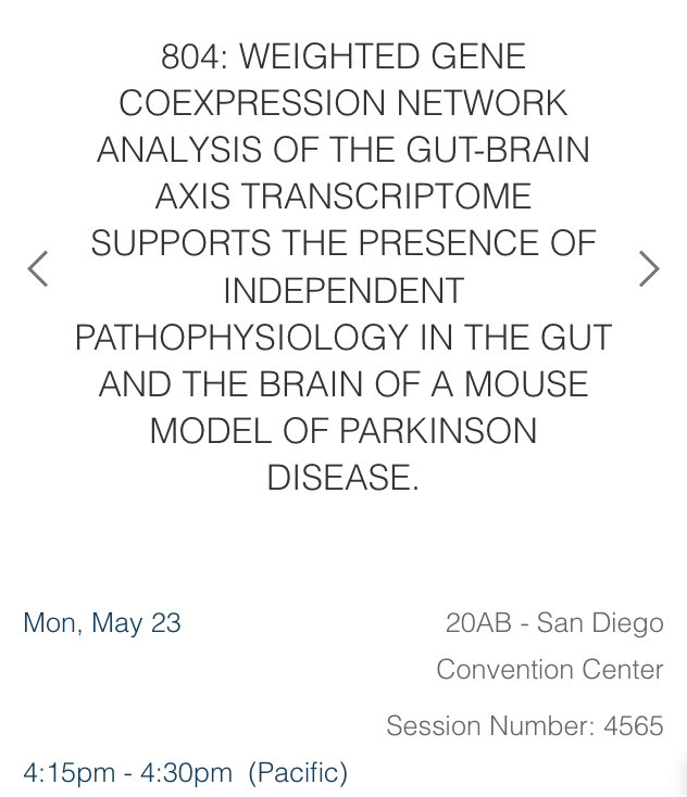 Beth Videlock, MD PhD (@drvidelock) on Twitter photo Some of our findings from this #preprint 👇👇 on the #GutBrainAxis in #Parkinson Disease will be presented at #DDW2022 Monday, 4:15 20AB. <a href="/DDWMeeting/">Digestive Disease Week</a> <a href="/DOM_UCLA/">Department of Medicine at UCLA Health</a> <a href="/UCLAHealth/">UCLA Health</a> #UCLAGI <a href="/ANMSociety/">ANMS</a> <a href="/AmerGastroAssn/">American Gastroenterological Association (AGA)</a> Some of our findings from this #preprint 👇👇 on the #GutBrainAxis in #Parkinson Disease will be presented at #DDW2022 Monday, 4:15 20AB. <a href="/DDWMeeting/">Digestive Disease Week</a> <a href="/DOM_UCLA/">Department of Medicine at UCLA Health</a> <a href="/UCLAHealth/">UCLA Health</a> #UCLAGI <a href="/ANMSociety/">ANMS</a> <a href="/AmerGastroAssn/">American Gastroenterological Association (AGA)</a>