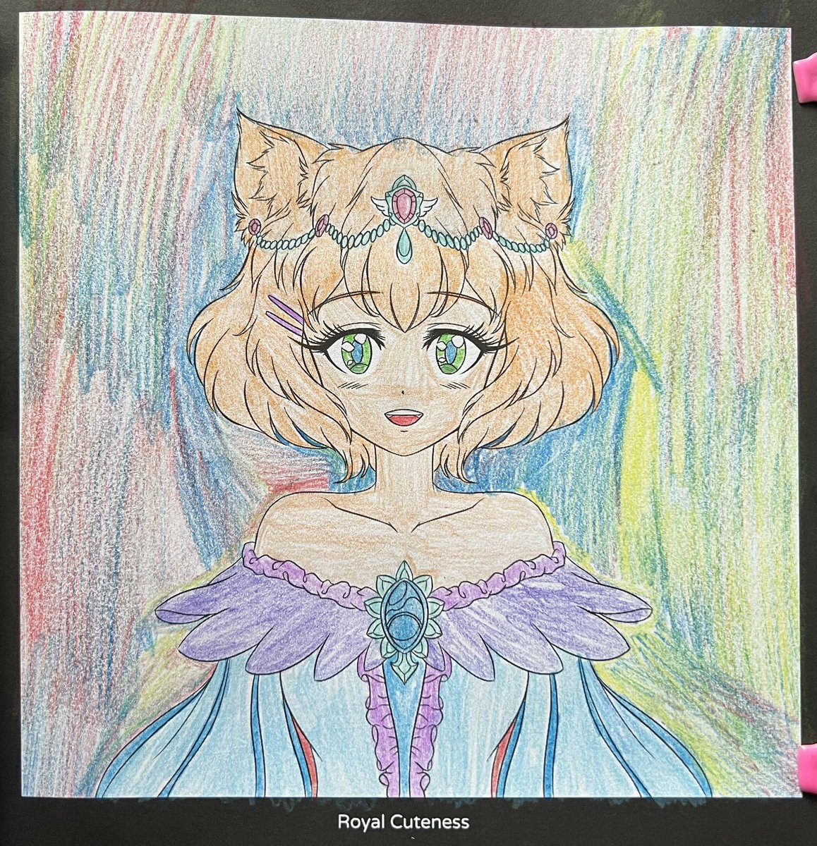 RAQSkylar6's tweet image. I’m coloring this page cause it’s so cute. 🥰 #digitalart #digitalcoloringbook #coloringbook #art #myart