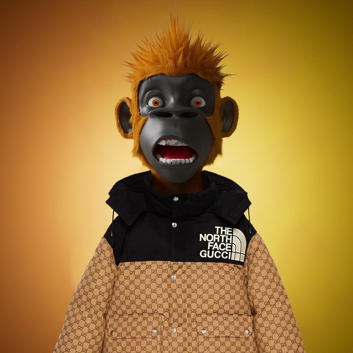 Nerselon's tweet photo. My @TheApiens like GUCCI Clothing.

 @0xpaulNFTS #apiens #nft https://t.co/URmad541PH