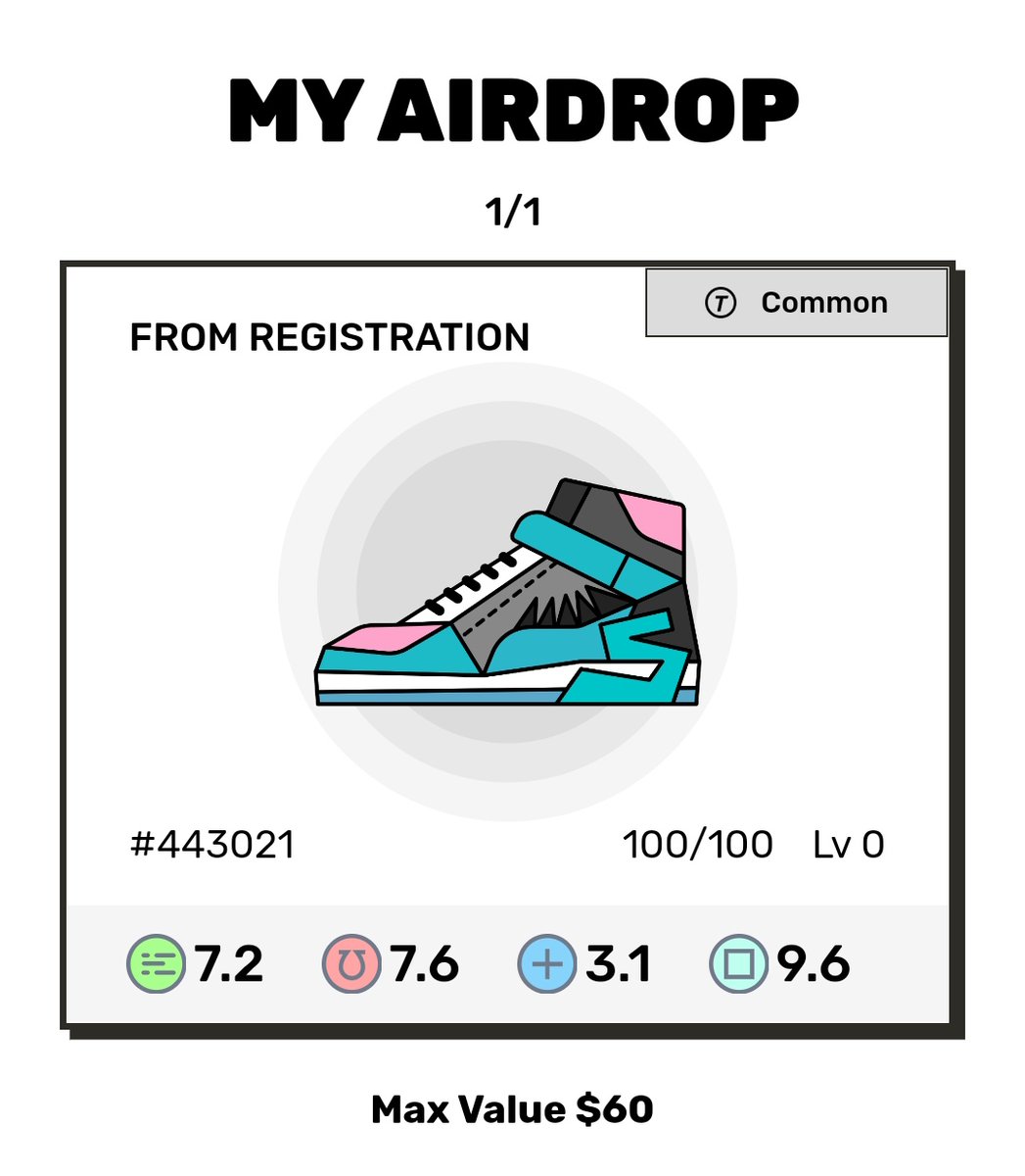 Grab your #sneakers for free at #Superstep. You need just sign in at superstep.io/airdrop?ref=60… get your #freesneakers and wait app release
#m2e #Airdrop #giveaway #nft #Walk2Earn #earlybirds