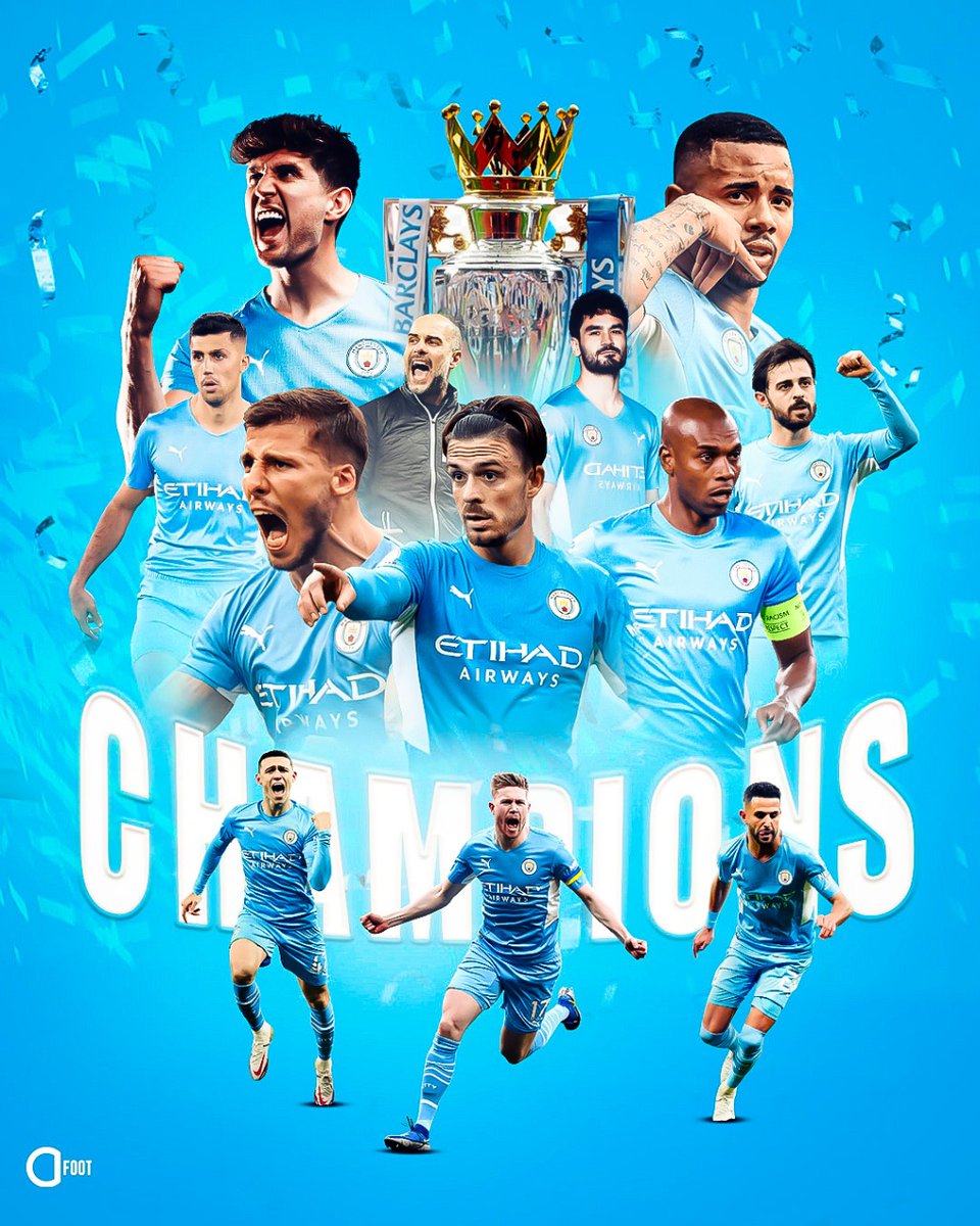 ActuFoot_'s tweet photo. 🚨 MANCHESTER CITY EST SACRÉ CHAMPION D'ANGLETERRE !!! 🏆🏴󠁧󠁢󠁥󠁮󠁧󠁿 https://t.co/d9kjor8S6Y