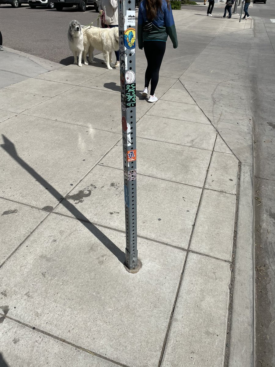 DougWoolums's tweet photo. @The7Line had an absolute blast last night. Who cares about the score. We left our mark on that community and this street sign #T7LA4L https://t.co/lksnY9Fu7d