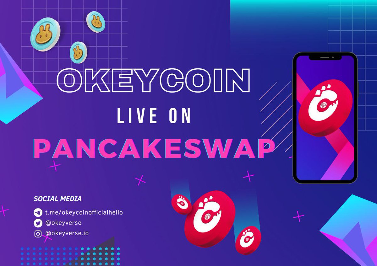 samudra_crypto's tweet photo. @Cryptofess_ Let's see future projects that is @okeyverse

✅SAFU DEV
🚀SMOOTH ROADMAP
❤️CO-WORKING SPACE
🟥VIDEO STREAMING
🌏PLAY TO EARN GAMES
#okeyverse #okeycoin #bsc #bnb #crypto https://t.co/pCfSuqLAMJ