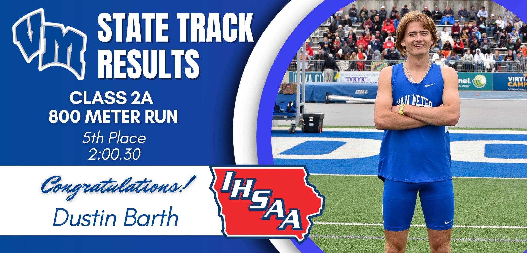 Van Meter Schools on Twitter "Congratulations to Dustin Barth! He