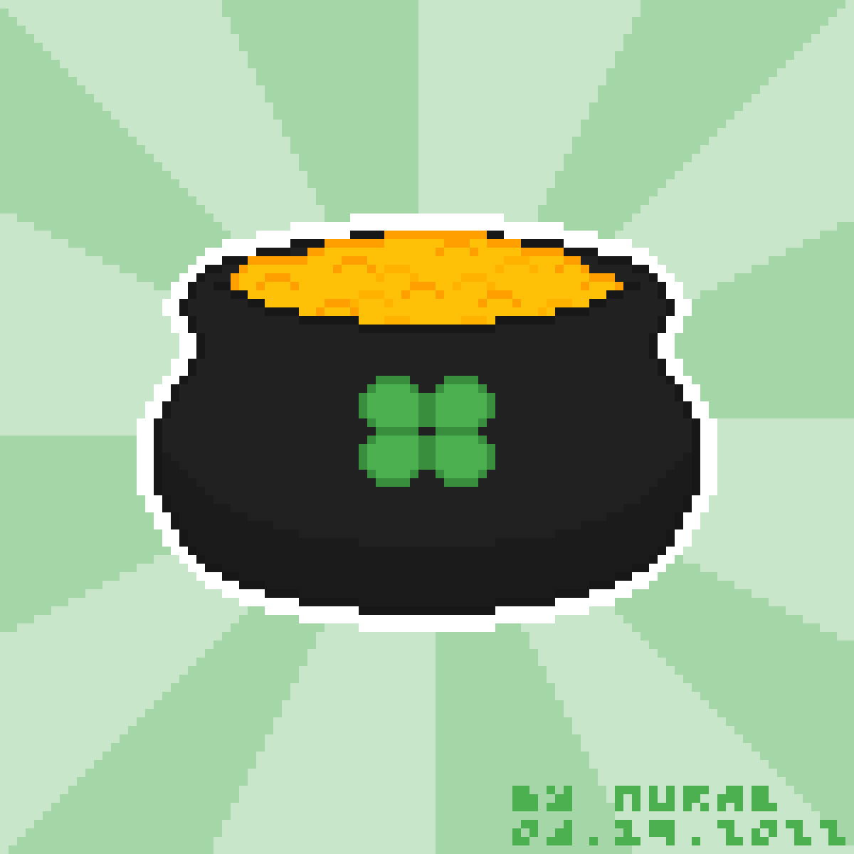 nuralsblog's tweet photo. #PotofGold now overtakes #FishTank to become the third most-viewed pixel art post in 2022. Both of them are the recreated version.
#art #pixelart #dailydrawingchallenge #recreatedversion #Repost #NuralsBlog https://t.co/wx5ii9Qi3L