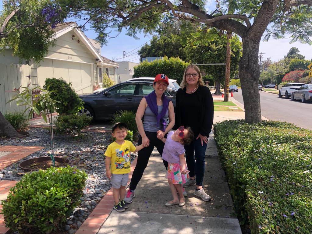 allisonforla's tweet photo. Canvassing with Emily Kane Miller and her adorable kids! #cd11 #allisonforla https://t.co/7feByBNaN6