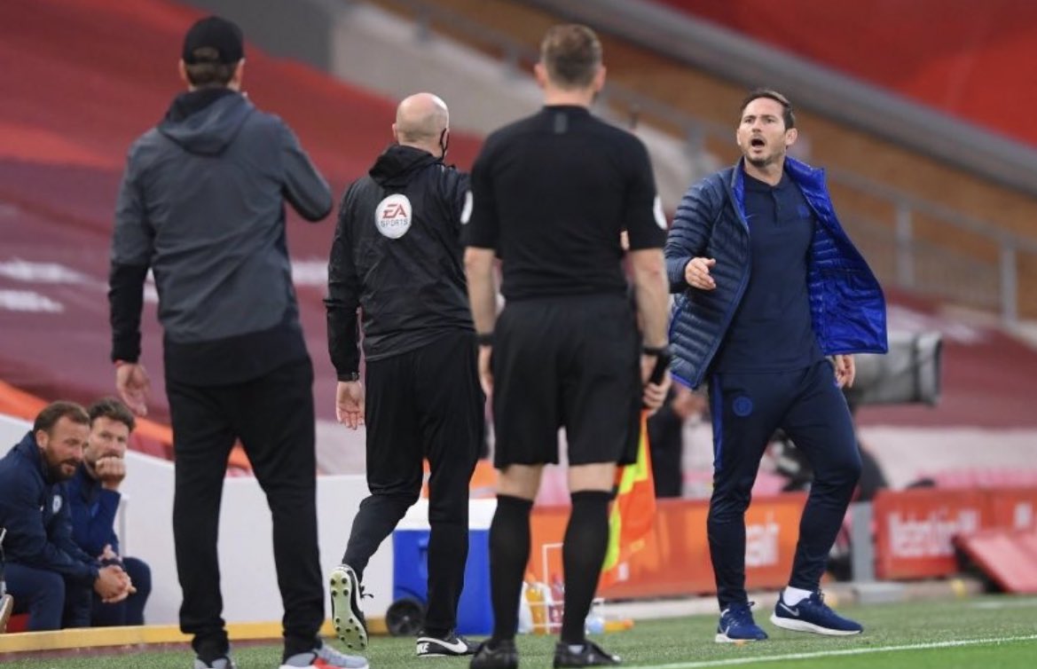 “Only league title you’ve ever won and you’re fucking giving it the big un “