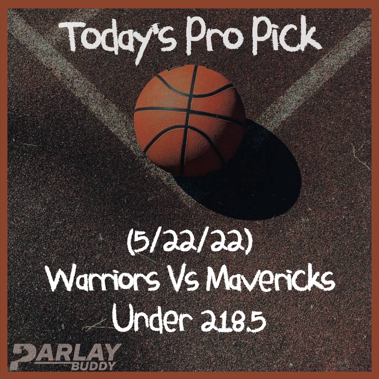Parlay Buddy on Twitter "Today's Pro Pick 🏀 Warriors Vs Mavericks