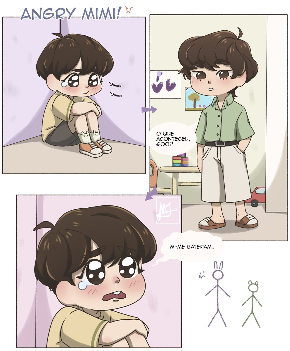 drw_majora's tweet photo. ANGRY MIMI! 🐰🐻🐥

#JUNGKOOK #TAEHYUNG #JIMIN #taekookmini @BTS_twt https://t.co/Je2xbRLiaT