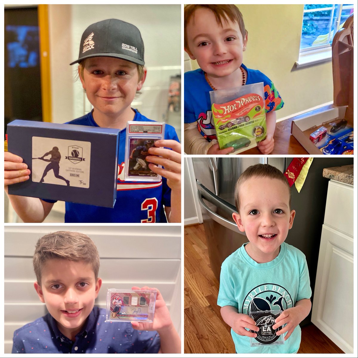 hpcollect's tweet image. Big hits from our little fans!

#startingyoung #bighits #collectors baseball #football #hockey #hotwheels #thehobby #hitparade