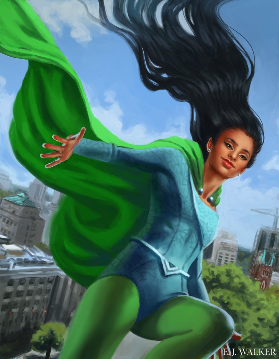 Just finished this entry for the Forest City Comicon cover art contest. Looking forward to the con this year after seeing it get postponed for 2 years in a row. If you're in London, ON on June 25 come say hi!☀️😊#comicoverart #SuperHeroine #ldnont
