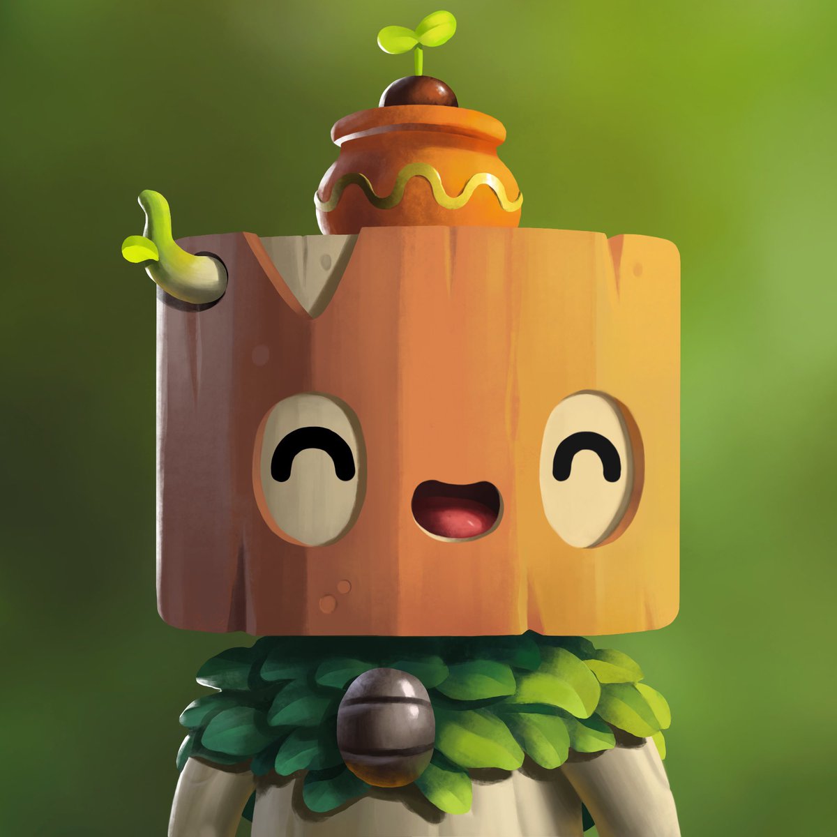 Meet the Choplings mascot! 🎉 Choplings is a pfp project with focus on quality art, storytelling and nature. Our goal is to create one of the cutest and highest quality projects to date. 🌱  Let’s find a name for this little guy in the comments!