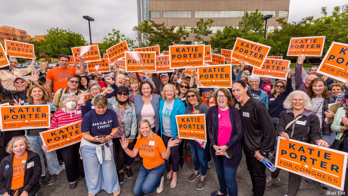 isabelsong's tweet photo. Thank you to all the #TeamPorter volunteers for joining us yesterday! We knocked on so many doors and talked to a LOT of voters with your help. It was so great to see all of you and feel the excitement for @katieporteroc! #PorterSupporters
📸 by the incredible @Matt_Fitt https://t.co/N4puMdnPtt