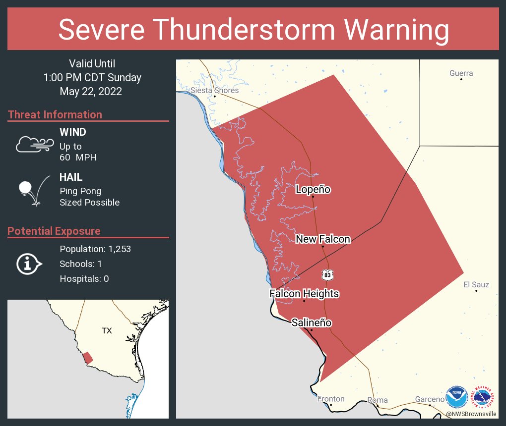 NWS Severe Tstorm on Twitter "Severe Thunderstorm Warning including