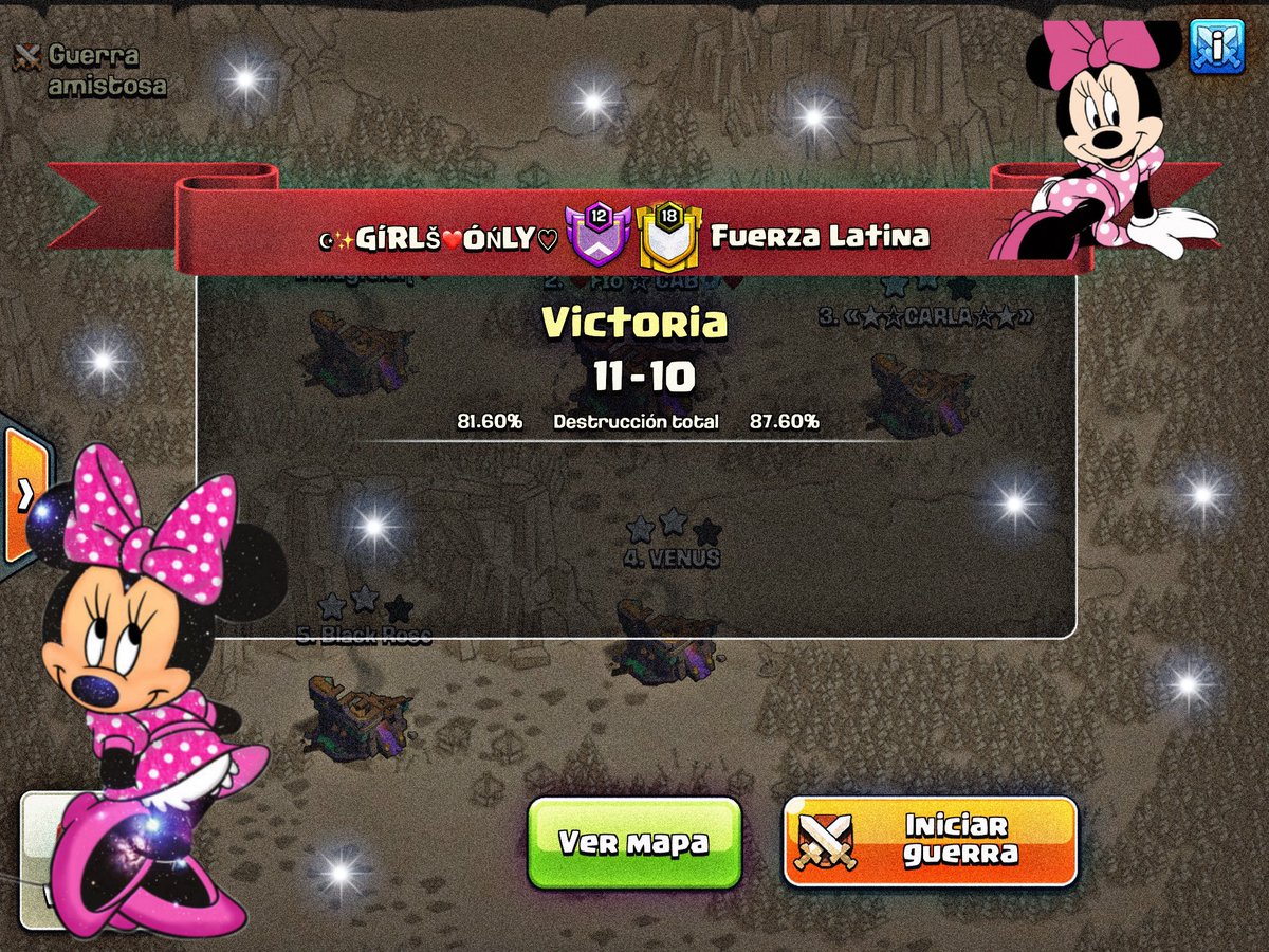 ☪️✨GíRLš❤️ÓŃLY♡🎀💄 (@girlsonlycoc) on Twitter photo 💄Victoria en only th14💄en la <a href="/MoonCup12/">Moon Cup</a> 💚✨ 🆚 <a href="/TeamLatina1/">†㉫A๓ しA†ÏǸA🐾</a> 💚✨Nuestras Jugadoras👇🏼
💞<a href="/VENUS_Bichita/">Venus</a>
💞<a href="/2A_Black/">ɮʟɑck ʀօsɛ</a>
💞@themagician1629
💞<a href="/Carla75688177/">💫«★✰Carla✰★»💫</a>
💞<a href="/PastelitoCR2/">🩷✨Fio✨🩷</a>
💕Buenas Guerra chicas 💕
<a href="/NoSoyErikk/">Erikk</a> <a href="/SaLuCG/">«Sara»</a> @W_WomanCoC 💚💟 💄Victoria en only th14💄en la <a href="/MoonCup12/">Moon Cup</a> 💚✨ 🆚 <a href="/TeamLatina1/">†㉫A๓ しA†ÏǸA🐾</a> 💚✨Nuestras Jugadoras👇🏼
💞<a href="/VENUS_Bichita/">Venus</a>
💞<a href="/2A_Black/">ɮʟɑck ʀօsɛ</a>
💞@themagician1629
💞<a href="/Carla75688177/">💫«★✰Carla✰★»💫</a>
💞<a href="/PastelitoCR2/">🩷✨Fio✨🩷</a>
💕Buenas Guerra chicas 💕
<a href="/NoSoyErikk/">Erikk</a> <a href="/SaLuCG/">«Sara»</a> @W_WomanCoC 💚💟