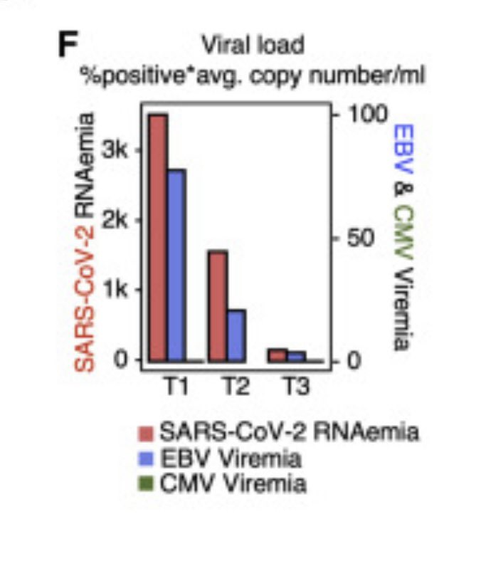 @loscharlos @MVGutierrezMD @ahandvanish @farid__jalali @elisaperego78 @EdoajoEric @doctorasadkhan @fearnley_k @YoDoctorYo @brucep13 @lisa_iannattone @zalaly @MECFSNews @drschweig @DaveLeeERMD @WesElyMD @gregggonsalves @StevePhillipsMD @jencurtinmd @stuartamalcolm Yes, that is correct. To the best of my understanding (Open to correction by anyone w more expertise). In most recent study, they were able to quantify the virema by PCR and compare it to CMV and SARS2 over time: