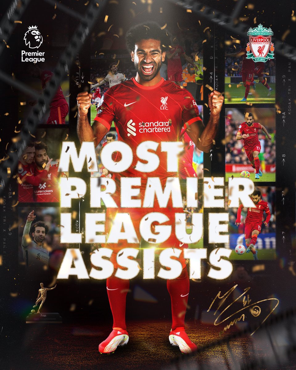 Liverpool FC (@lfc) on Twitter photo 1️⃣3️⃣ assists also earns <a href="/MoSalah/">Mohamed Salah</a> the <a href="/premierleague/">Premier League</a> Playmaker of the Season award! 1️⃣3️⃣ assists also earns <a href="/MoSalah/">Mohamed Salah</a> the <a href="/premierleague/">Premier League</a> Playmaker of the Season award!