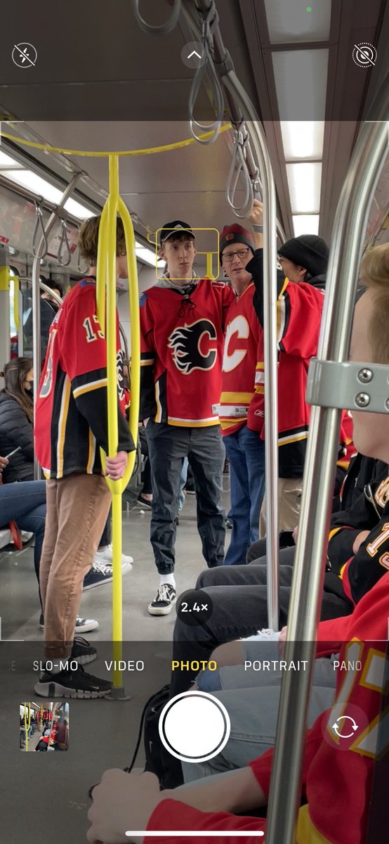 ploty's tweet photo. @skyscaping @calgarytransit No one giving to the Flames game was wearing a mask…. https://t.co/p7WvwSLGyo