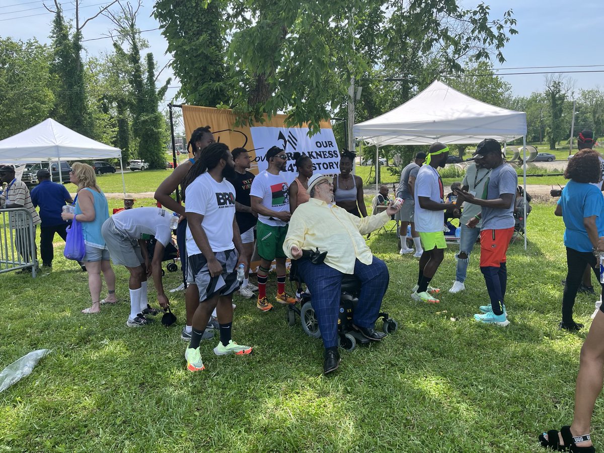 Tim4MD's tweet photo. Had a ton of fun at the Park Heights Preakness Music and Arts Festival this weekend talking to people from all over the state. Team Tim Adams is out here making sure we bring your voices to Annapolis. As we get closer to election day, remember to keep #RollinWithTim! https://t.co/NyspbOlzm2