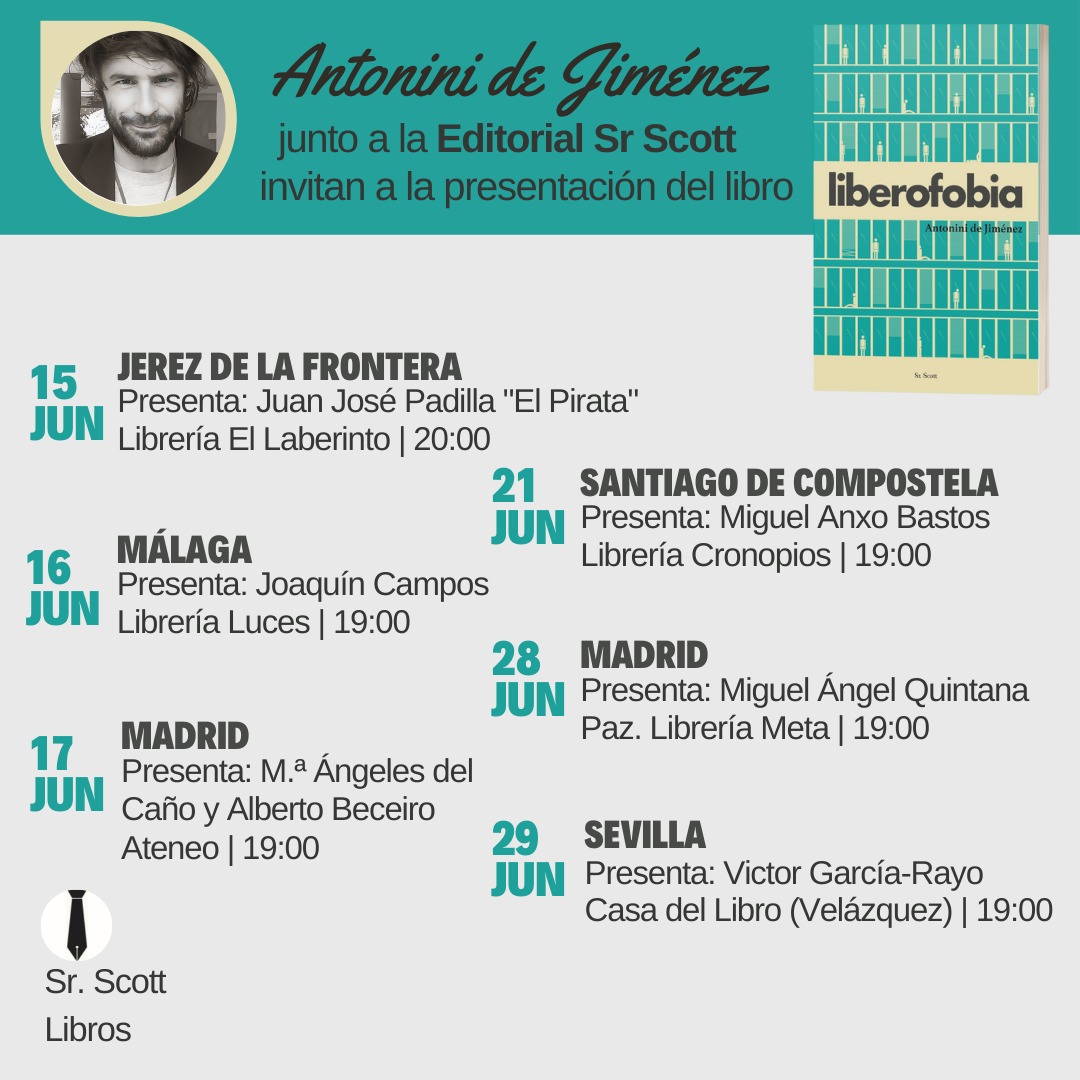 ¡A por todas!
<a href="/Srscottlibros/">Sr. Scott</a> <a href="/JoaquinCamposR/">Joaquín Campos</a> <a href="/quintanapaz/">miguel ángel quintana paz</a> <a href="/Padillaelpirata/">Juan José Padilla</a> <a href="/GRayoVictor/">Víctor García-Rayo</a>
<a href="/AnxoOut/">Miguel Anxo Bastos Out Of Context</a>