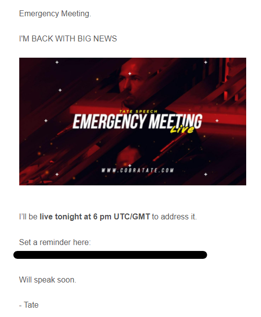 Only for Top Gs'
Be smart and join HU2:
bit.ly/kenHU2cobratate
#tate #topg #HU2 #hustlersuniversity