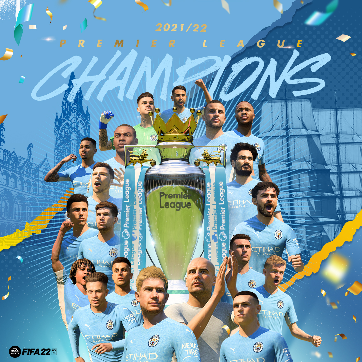 belastning Udlevering Tilladelse Manchester City on Twitter: "4️⃣ times in 5️⃣ seasons! 🙌 2021/22  @premierleague Champions 🏆 @EASPORTSFIFA #FIFA22 https://t.co/G2k8tgn7yr"  / Twitter