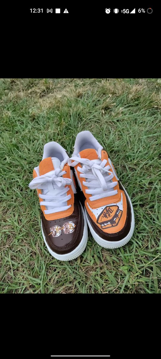 ChillaCustoms's tweet photo. S'mores Af1 by Me #nike #SNKRS #airforceone #chillacustoms #Hershey #GrahamCrackers #Marshmellow https://t.co/ibB98EGYGF