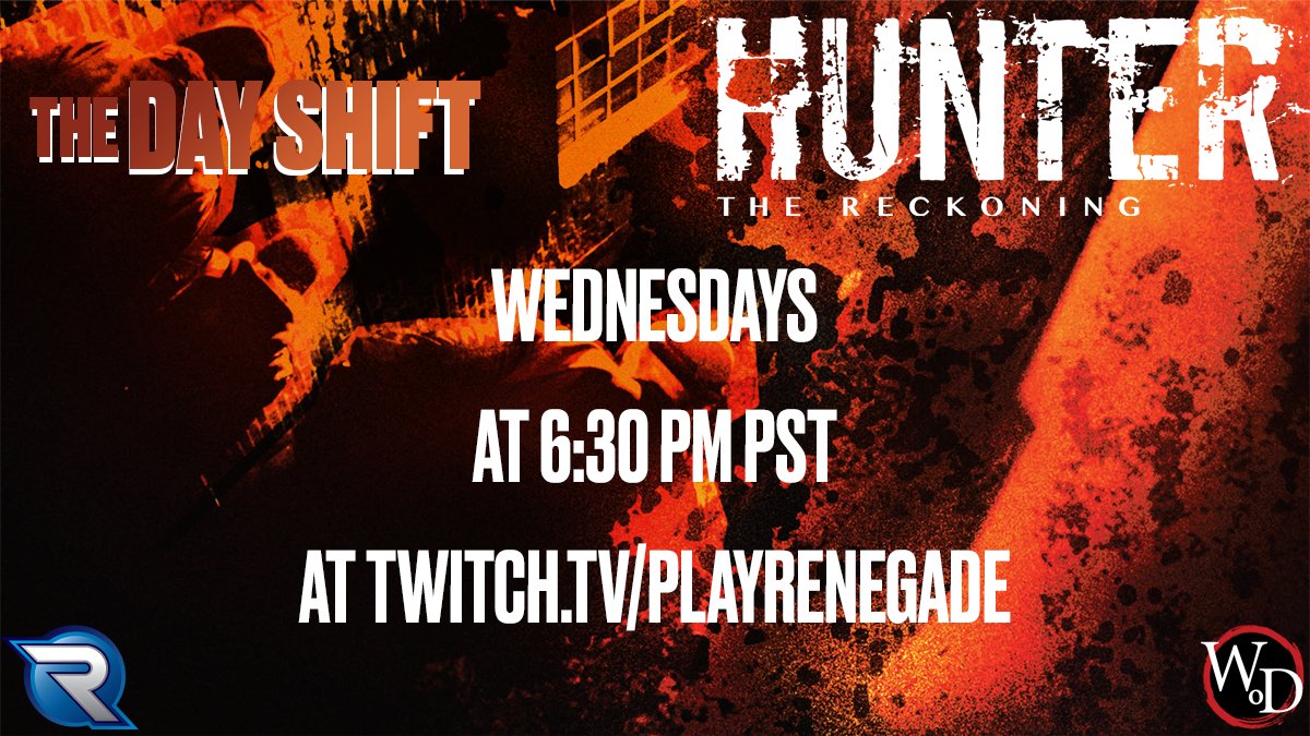 PlayRenegade's tweet photo. Are you following Renegade on Twitch? Our upcoming week includes episode 2 of The Day Shift, as well as #PowerRangers mini painting, #VampireWednesday, and the next #GIJOE Roleplaying Game actual play session!
➡️ Visit our Twitch channel to learn more: https://t.co/hd8K7WSSLR https://t.co/ssJTSSOqcS