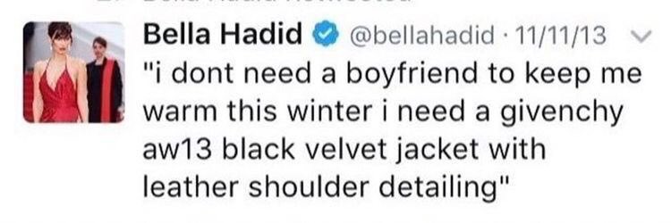 bella archive (@hadidfiles) on Twitter photo 