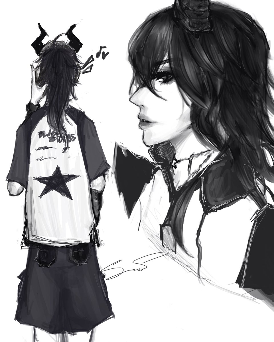 st4rys__'s tweet photo. #twistedwonderland i made him listen to black stones once and now hes bi https://t.co/892DILyjzO