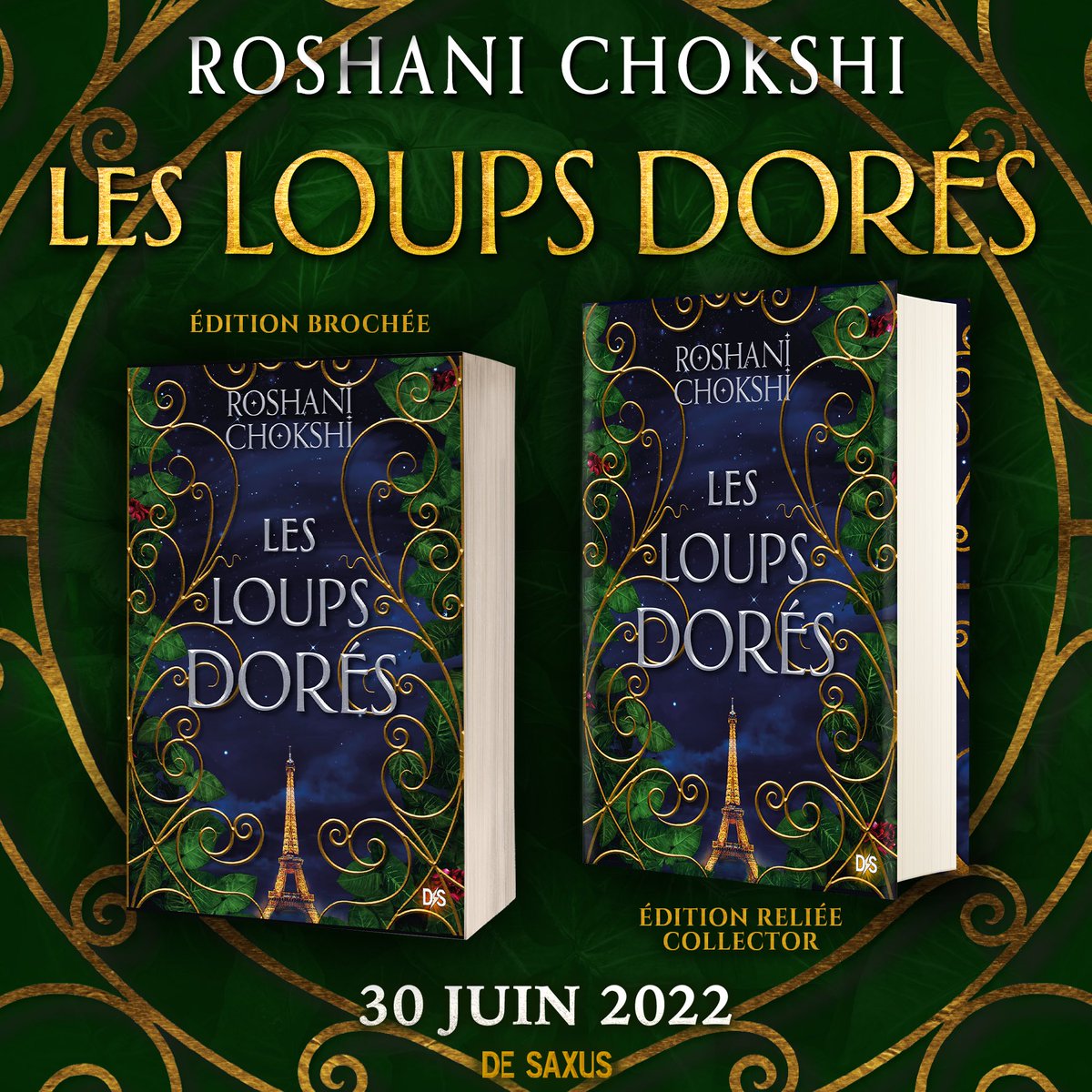 [COVER REVEAL] “Les Loups dorés” de Roshani Chokshi débarque dans vos bibliothèques le 30 juin 2022 ! 🐺

Plus d’infos 👇🏼
instagram.com/p/Cd3mcMIK8AU/