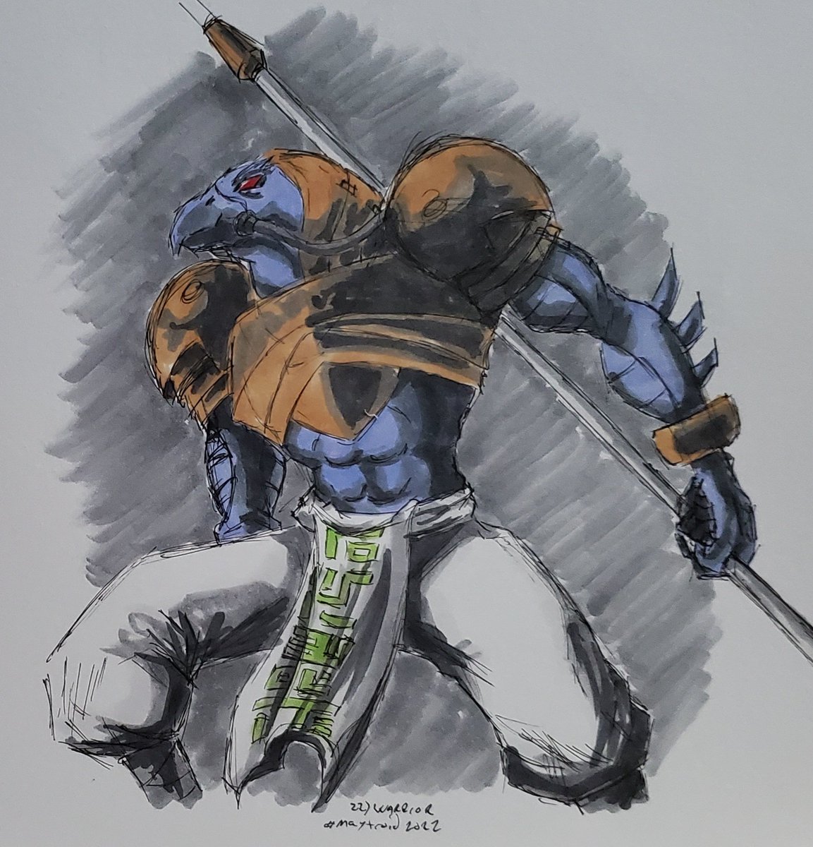 22) Warrior
#Maytroid2022