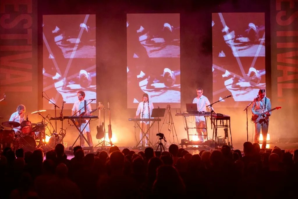 BathLitFest's tweet photo. 🎊 What a way to end the festival!!!

🎶 @PSB_HQ gave us the most spectacular show! Both visually impressive and musically astounding! 

#TheBathFestival #FestivalFeeling #Gig #Music #LiveEventsAreBack https://t.co/aDvORsNEeU