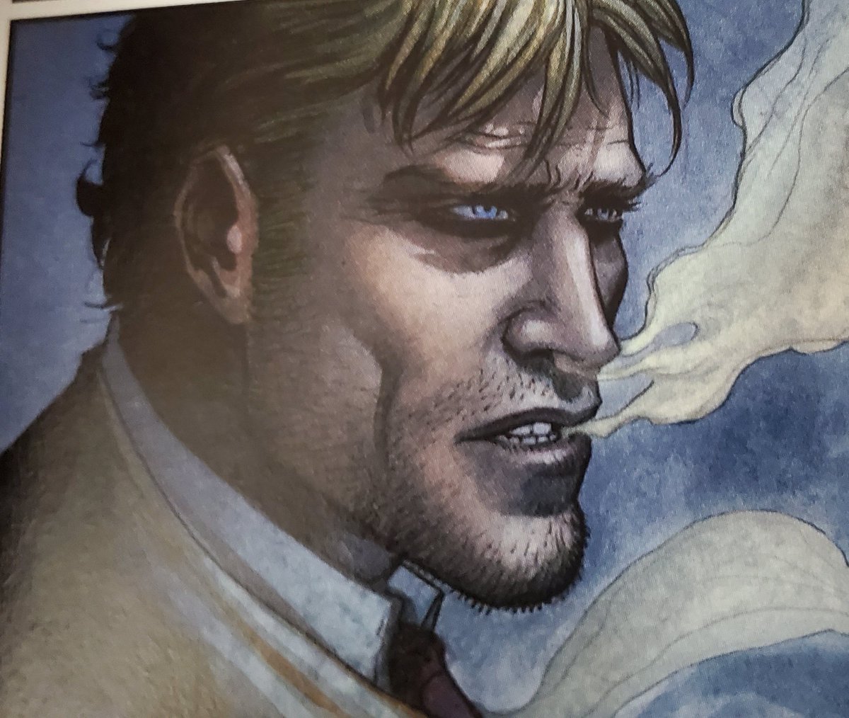 Zapheros's tweet photo. @juaneferreyra Hellos, I just got this issue a few weeks ago, and I keep going back to it. I just want to say you did an utterly fantastic job making the man's face so dang pliable! I love every expression! https://t.co/8AJkdQdcL3