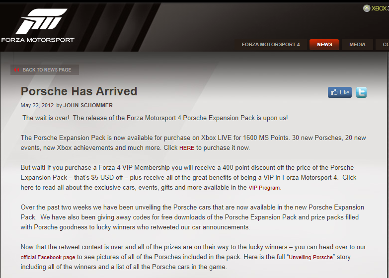 manteomax's tweet photo. #ForzaFlashback 10 years ago to May 22, 2012: The Porsche Expansion Pack was released for #Forza4, with 30 cars including new-to-Forza 2011 GT3 Cup and GT3 RSR race cars as well as the 2012 Cayenne: https://t.co/Vtl2FfDOEo