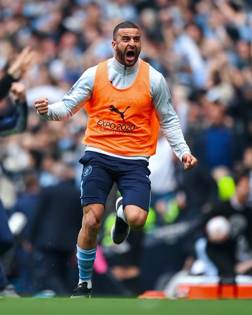 AND THAT’S NUMBER 4…🏆🏆🏆🏆 WHAT A WAY TO END AN AMAZING SEASON!!! 🥳 Thank you all for your support throughout the campaign, I hope we done you proud! 😁 An absolute honour to be a part of this incredible club 💪🏽 @mancity 💙